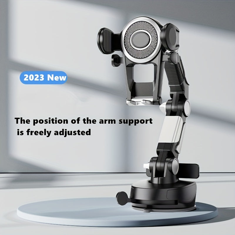 Car Phone Holder Mount Hands Dashboard & Windshield Mount Compatible