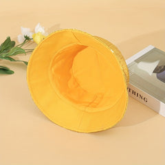 Sequin Double sided Sunshade Fisherman Hat