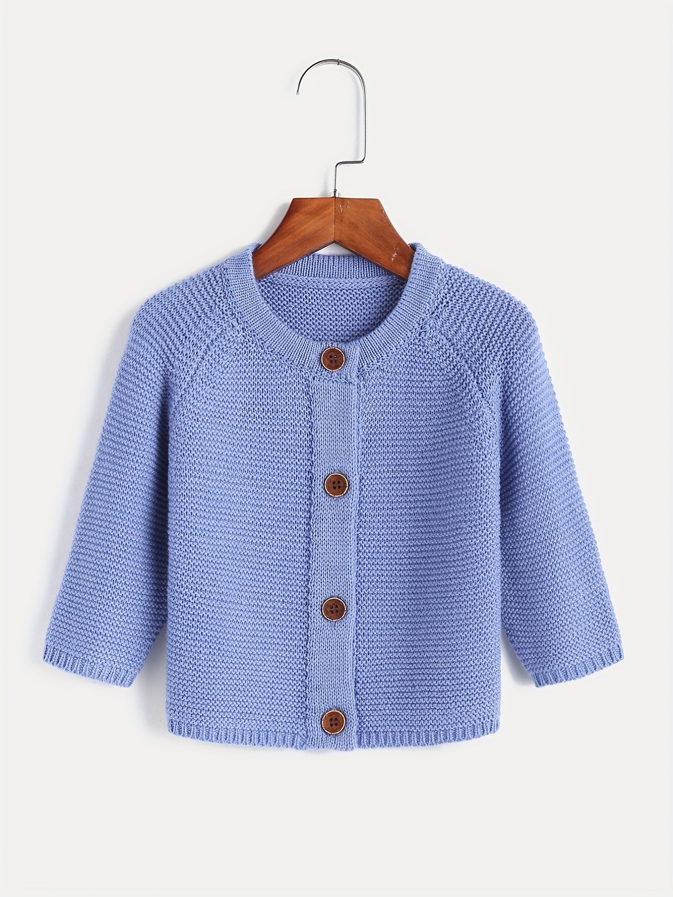 Girls Long Sleeve Button Down Knit Cardigan Casual Sweater Coat