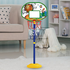 2-in-1 Portable Soccer Goal & Basketball Basket w/ Net - Indoor & Outdoor