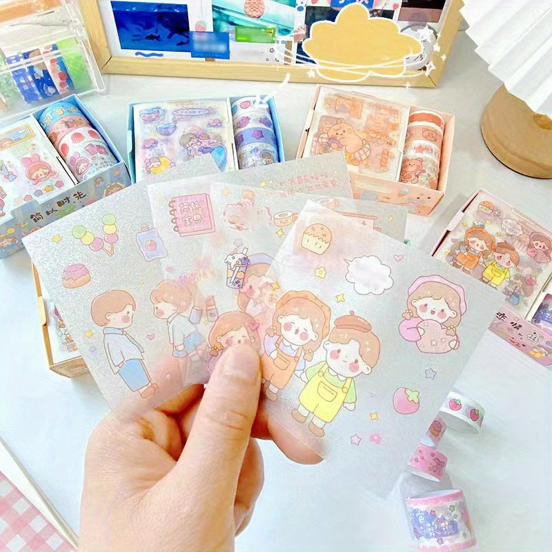 Hand Ledger Sticker Tape Stationery Children's DIY Set