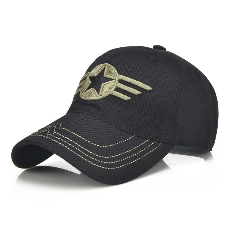 Camouflage Baseball Cap Embroidered for Outdoor Style