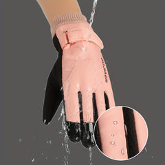Waterproof Skiing Gloves Touch Screen Thickened Sports Gloves