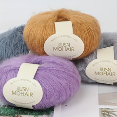 Single Horsehair Crochet Baby Wool Thread for Dolls Sweaters 25g