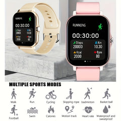 Smart Watch Step Calorie Tracker with Caller Info Alert