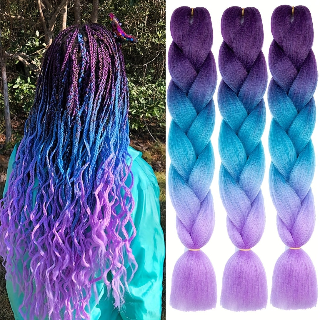 1pc 60-100g Jumbo Braiding Hair Ombre Extensions