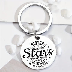 Sisters Like Stars Keychain Pendant Decoration for Car Backpacks Wallets