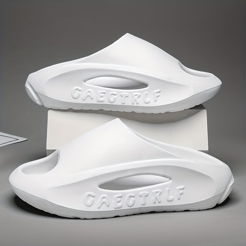 Men's Non Slip Platform Slides Soft Sole Cloud Slides Indoor Outdoor