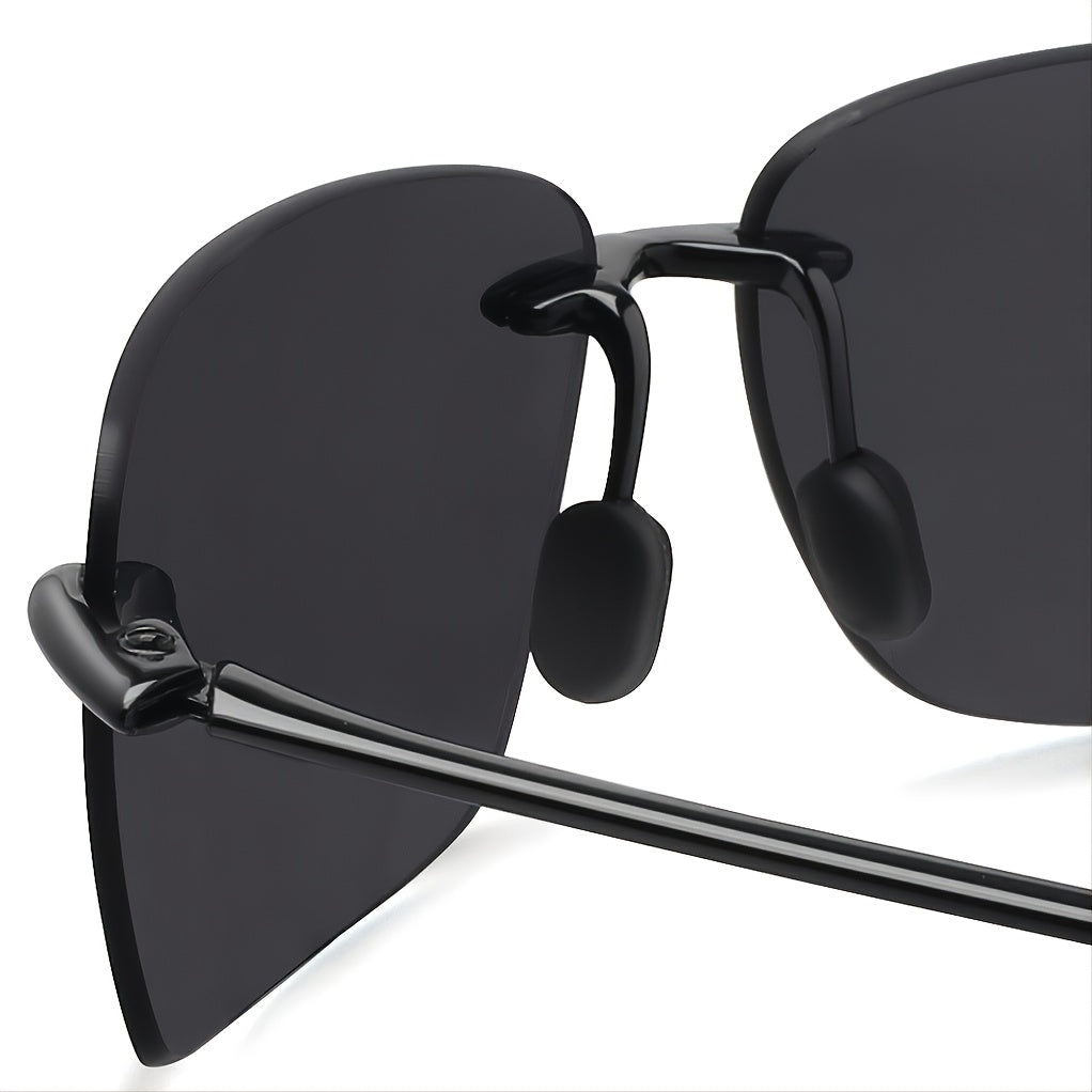 JULI Tr90 Rimless Sports Sunglasses for Men and Women - MJ8009 B