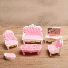 1:12 Dolls House Kitchen Bedroom Bathroom Playset