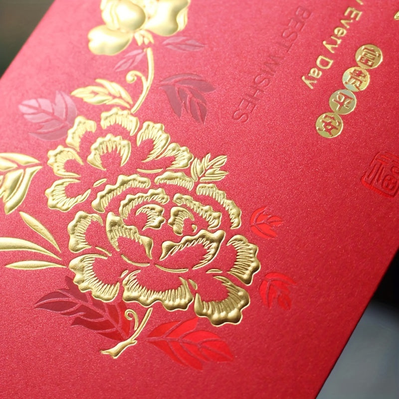 10pcs Red Envelopes for Wedding Engagement Year's Celebration