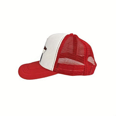 Sequin Pentagram Patch Trucker Hat Mesh Baseball Cap Unisex Sunshade Dad Hats