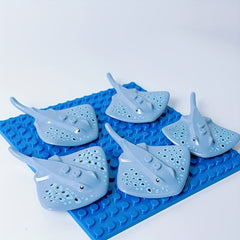 Ocean Life Sea Animals Building Blocks Set for Deep Sea Exploration Scene