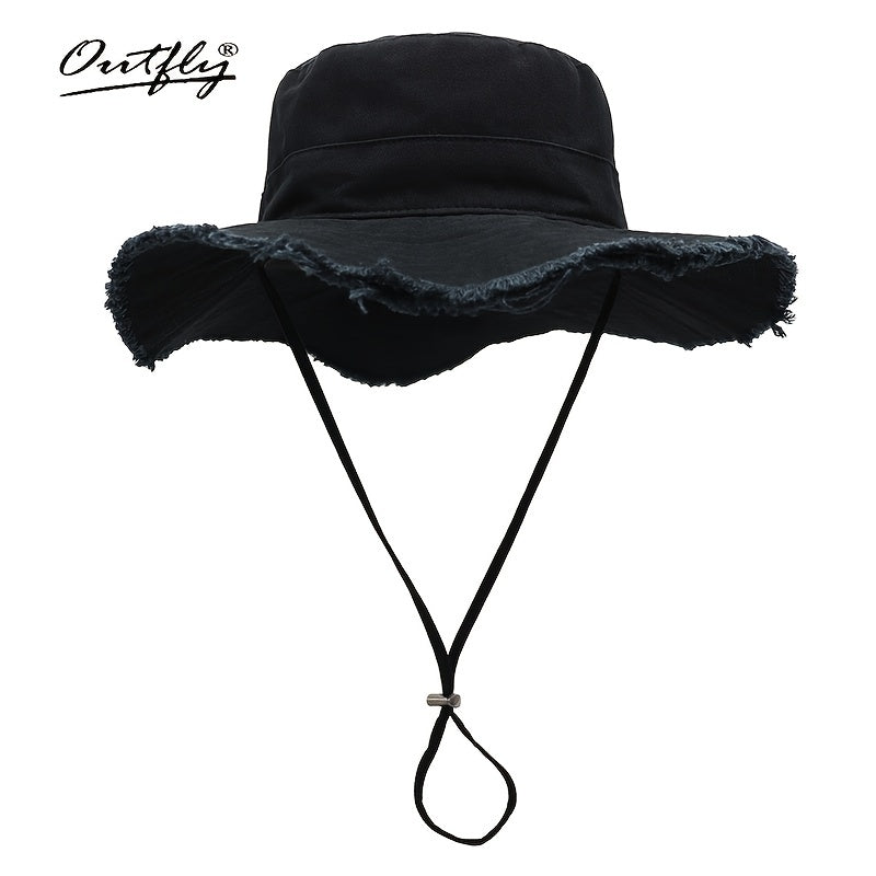 Men's Wide Brim Sun Hat Vintage Fishing Hat