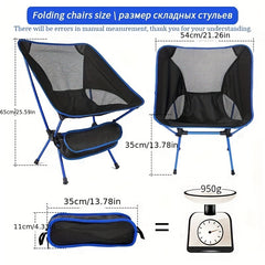 Portable Folding Chair For Outdoor Camping Beach Fishing Hiking