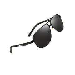 Men's Vintage Polarized Square Sunglasses UV Protection Sunshade