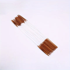 18pcs Circular Carbonized Bamboo Knitting Needles