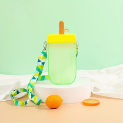Kids' Ice Cream Water Bottle w/ Strap - Leak Proof