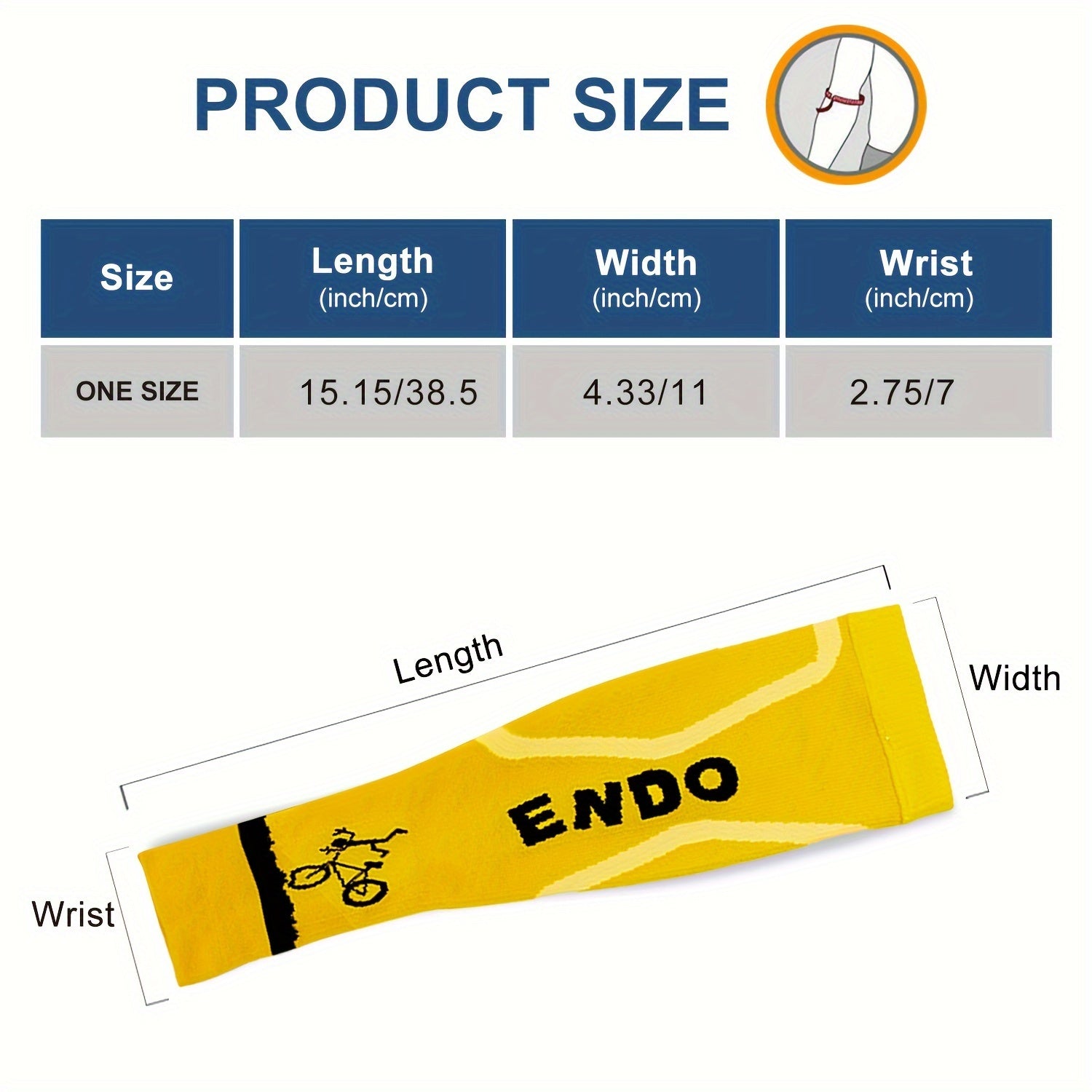 Cooling Arm Sleeves Moisture Wicking for Outdoor Driving Cycling