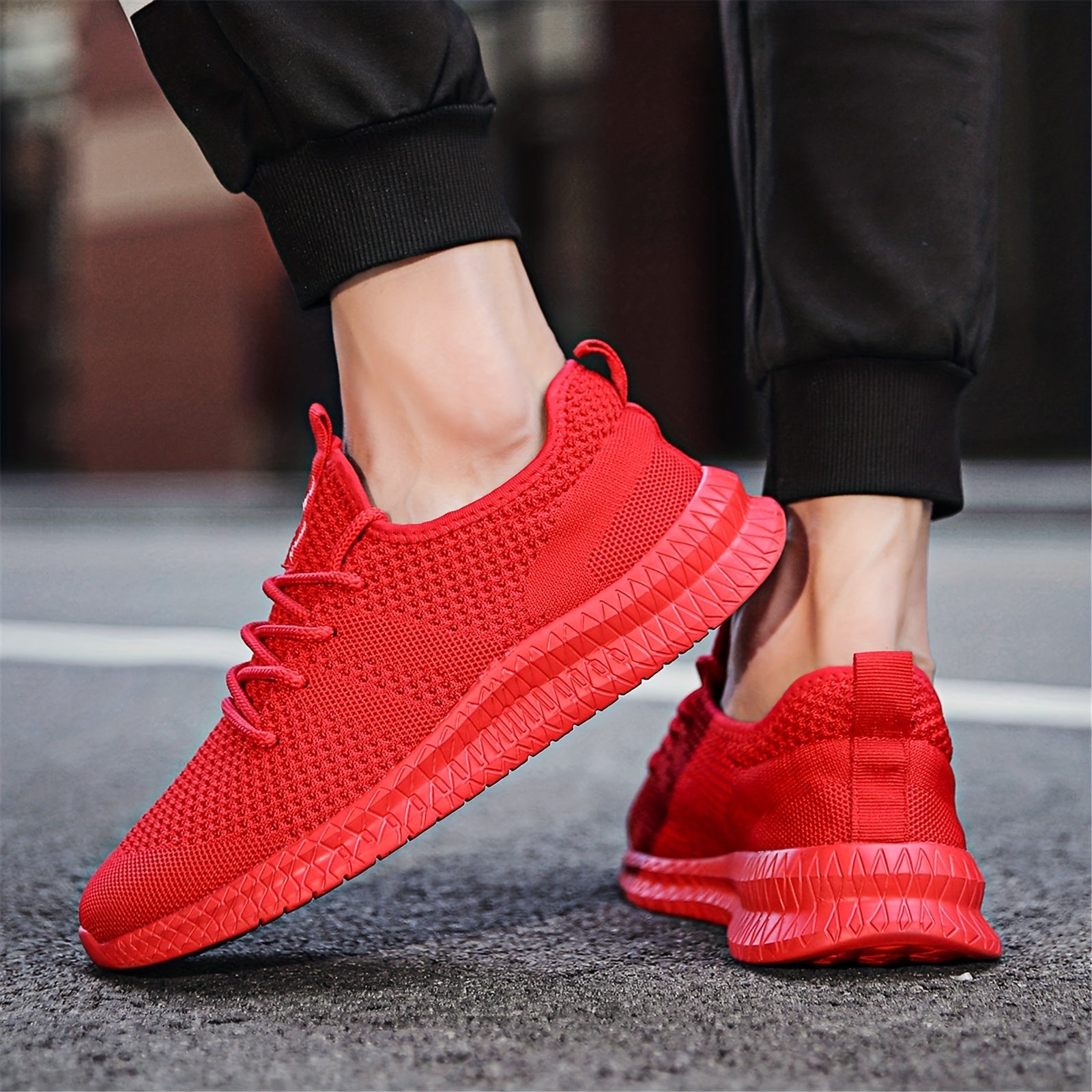 Men's Breathable Knit Sneakers