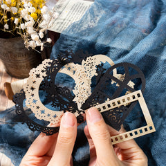 16pcs Hollowed Out Decoupage Paper for DIY Crafts Scrapbooking