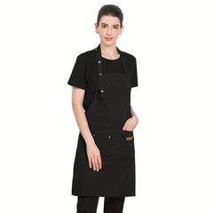 Waterproof Unisex Apron with Pockets for Gardening Cooking