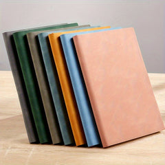 PU Waterproof Soft Leather B5 Notebook School Supplies 160 Pages