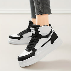 Chunky Sneakers Medium Tube Sports Shoes Women's Footwear