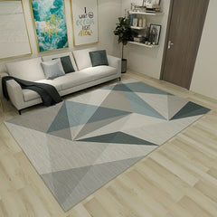 Modern Crystal Velvet Rug Soft Non Slip Living Room Floor Mat Machine Washable