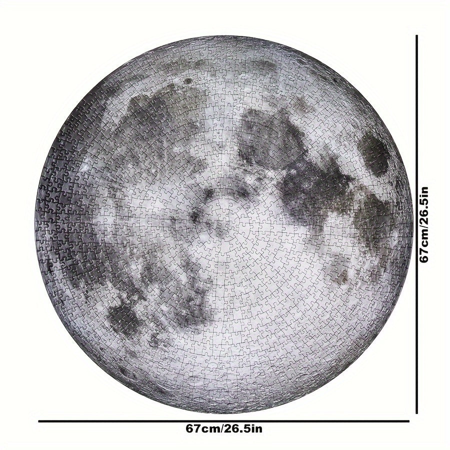 1000pcs Space & Moon Jigsaw Puzzle for Adults High Definition Matte Finish