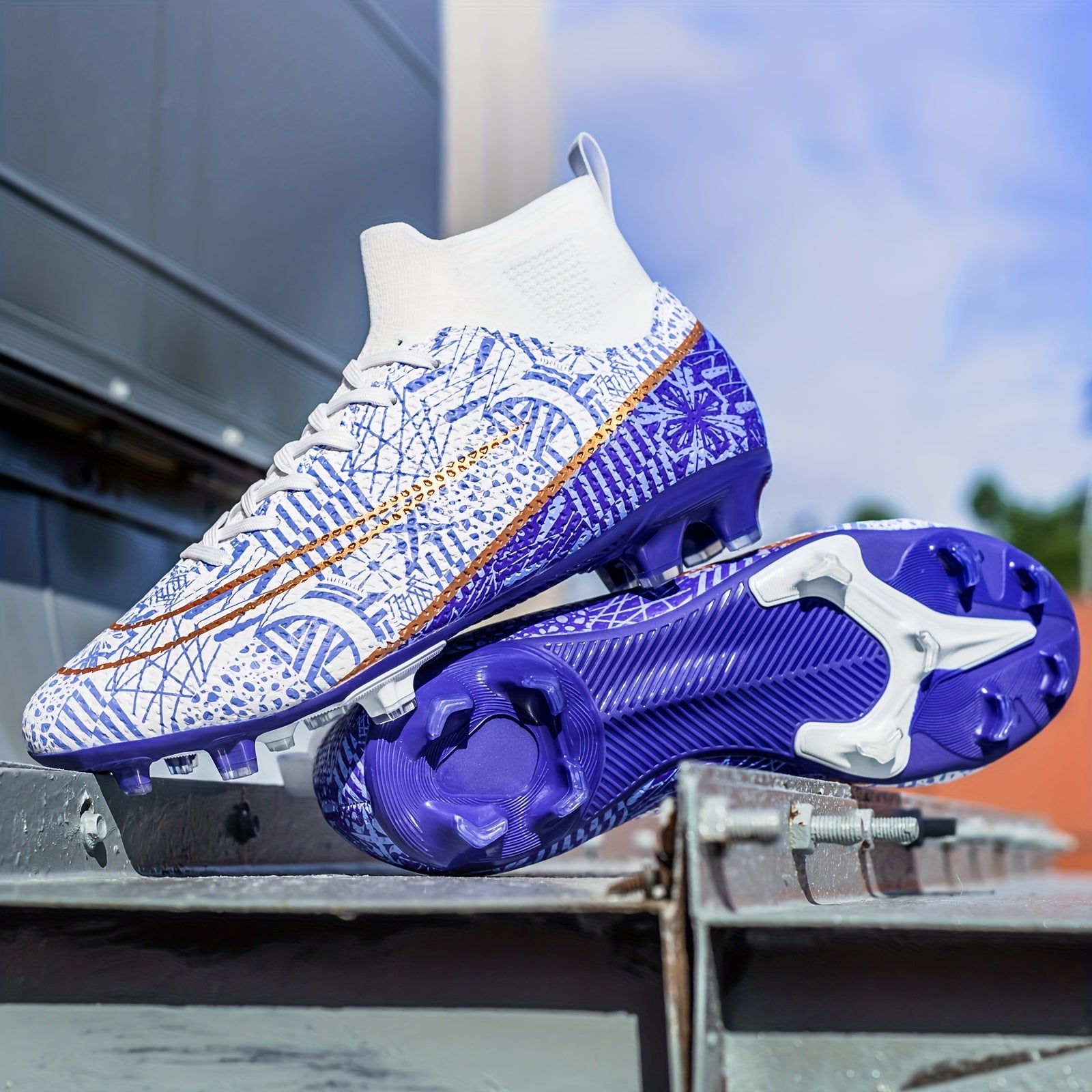 Women's AG Soccer Shoes Outdoor Lawn Anti Slip Football Boots