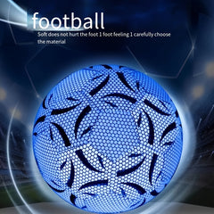 Glow Soccer Ball Reflective Soccer Ball For Night Games And Training Football