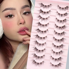 Segmented Fox Series False Eyelashes Natural Style Easy Wearing