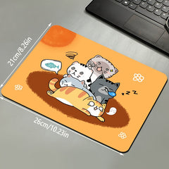 Cat Mouse Pad Office Desk Pad For Computer Keyboard Cartoon Desk Pad