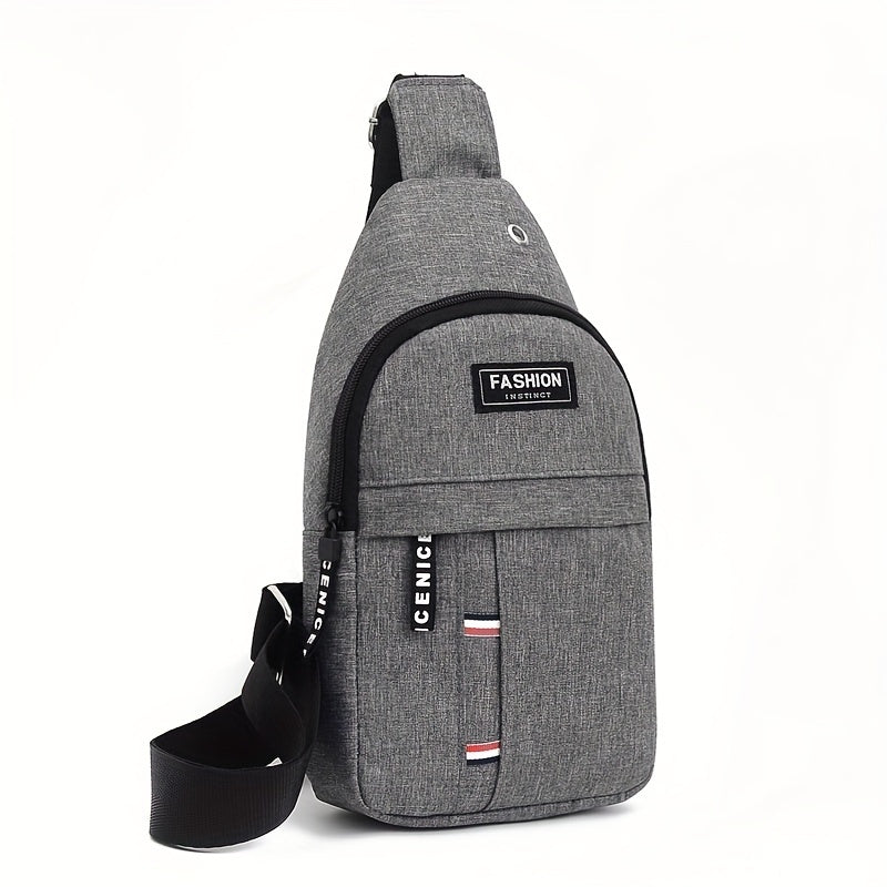 Large Capacity Outdoor Travel Messenger Bag Lightweight Chest Bag