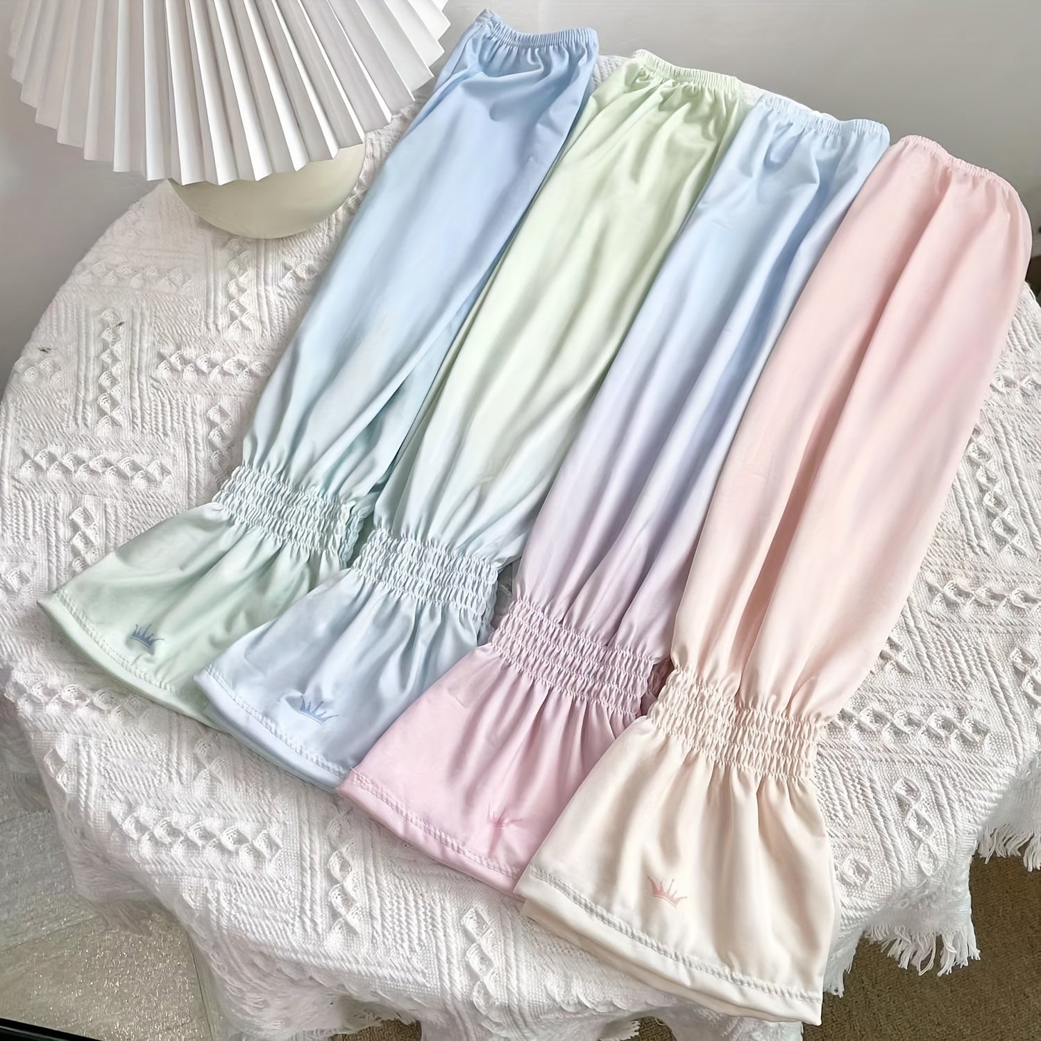 Gradient Long Gloves Breathable Sunscreen UV Protection Sleeves