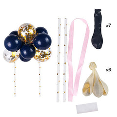 Latex Confetti Sequin Balloon Set for Christmas Birthday Cake Decoration