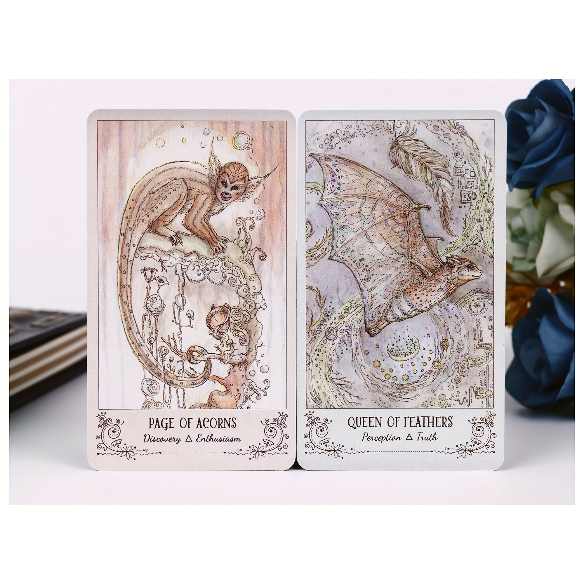 Large Size Tarot Cards 78 Tarot Cards With Booklet Fortune Telling Games