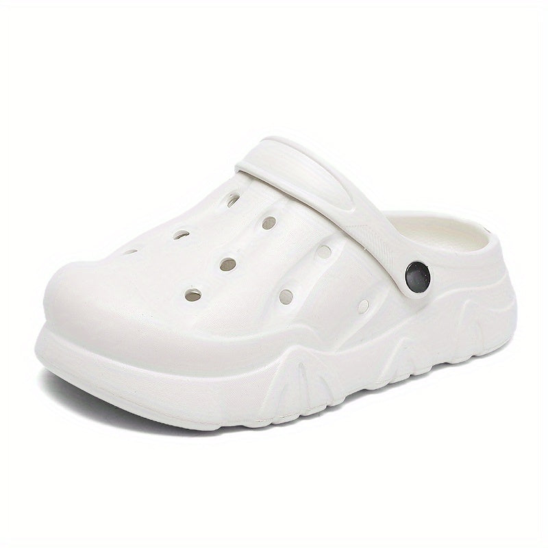 Men's Lightweight Comfy Clogs Hollow Out Non Slip Garden Shoes Summer