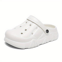 Men's Lightweight Comfy Clogs Hollow Out Non Slip Garden Shoes Summer