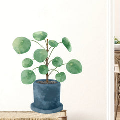 Green Leaves Wall Decal Peel And Stick Removable Sticker