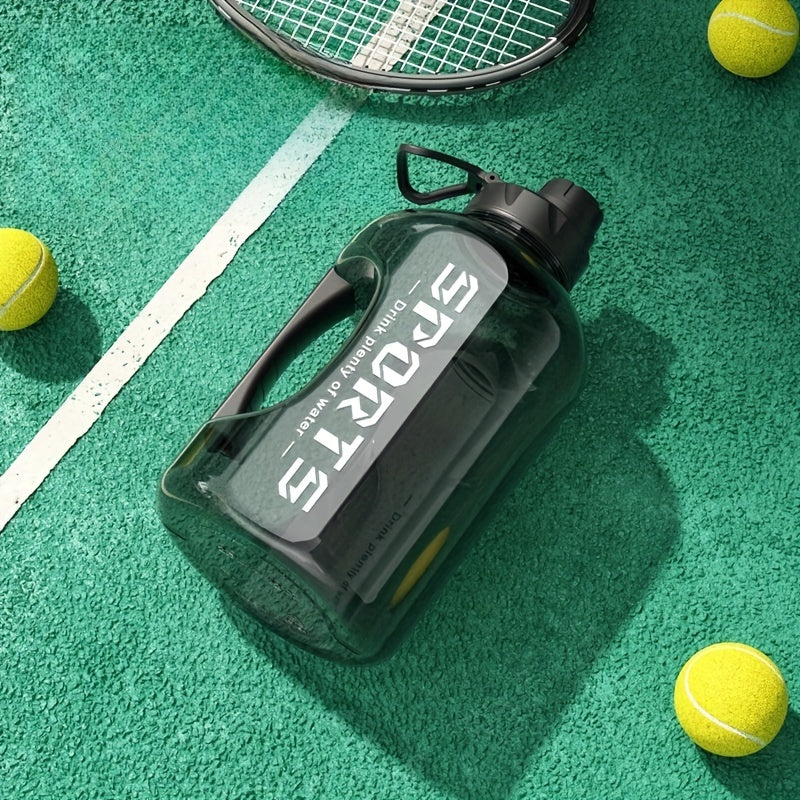 Large Capacity Portable Water Bottle with Scale for Outdoor Sports and Fitness