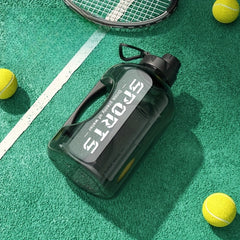 Large Capacity Portable Water Bottle with Scale for Outdoor Sports and Fitness