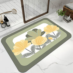 1pc Absorbent Non-slip Floor Mat Quick-drying Entrance Door Mat