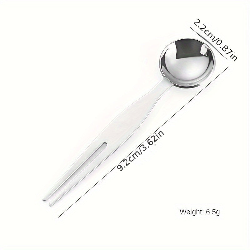 5pcs Stainless Steel Fruit Forks Set for Picnic