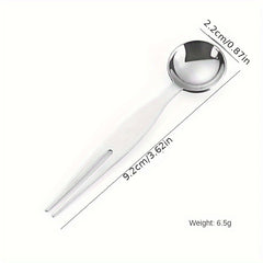 5pcs Stainless Steel Fruit Forks Set for Picnic