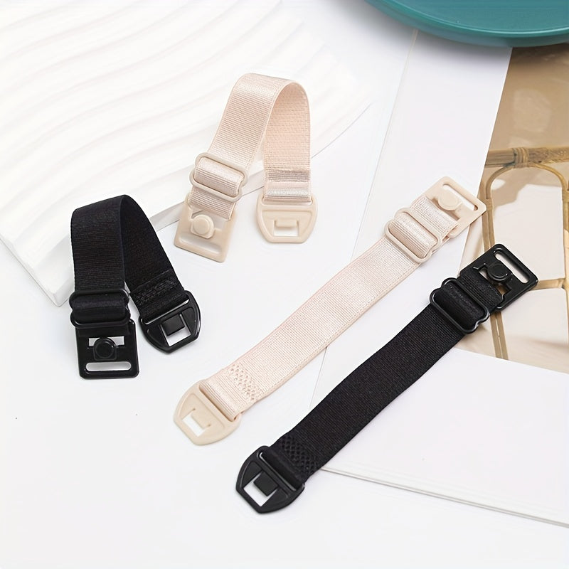 4pcs Elastic Bra Shoulder Straps Adjustable Underwear Straps Women's Lingerie