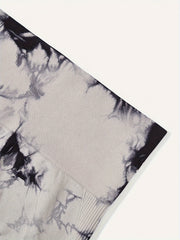 3pcs Tie Dye Yoga Pants High Stretch Leggings Women's Activewear