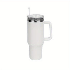 40oz Stainless Steel Tumbler with Lid Thermal Water Bottle Handle Portable