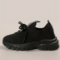 Women's Breathable Lace-Up Sports Shoes